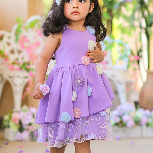 NEW Girls Smocked Sweets Enchanted Sister Isabella Encanto Disney Floral Dress - Picture 1 of 11